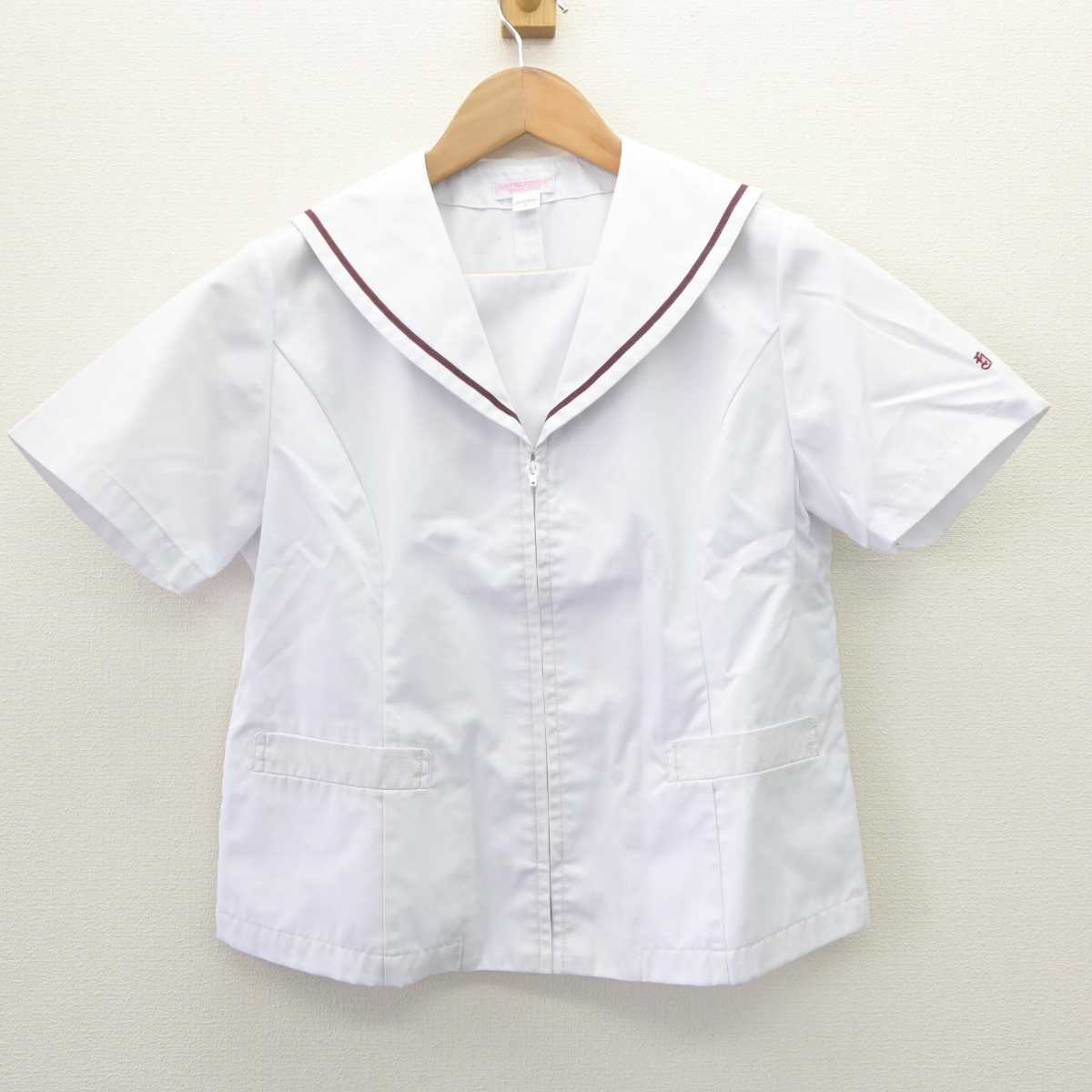 【中古】茨城県 常総学院高等学校 女子制服 2点 (シャツ・セーラー服) sf066210