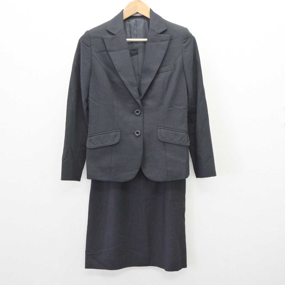 【中古】 事務服 女子制服 3点 (ジャケット・ベスト・スカート) sf066217