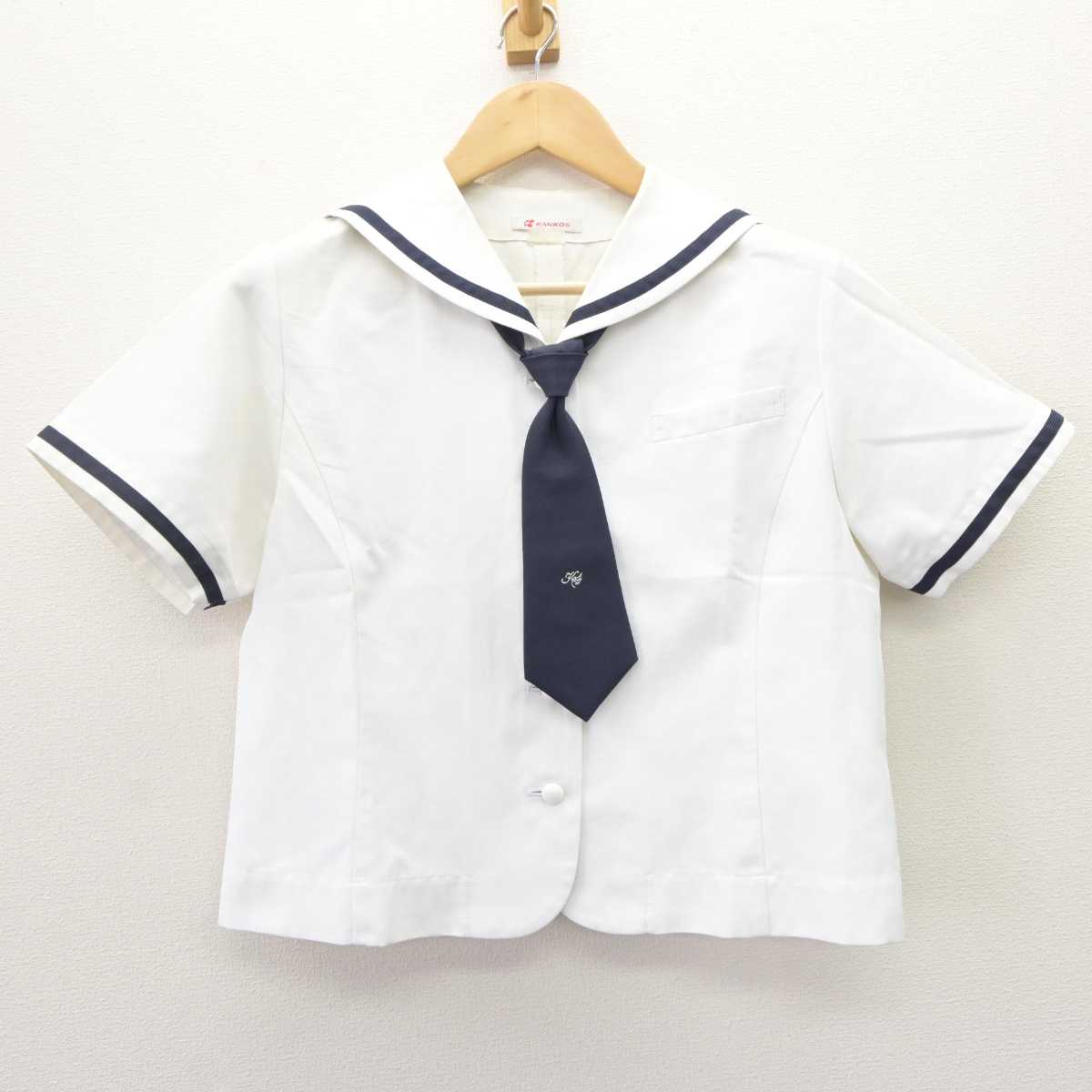 【中古】東京都  東京家政大学附属女子中学校・高等学校 女子制服 3点 (セーラー服・スカート) sf066220