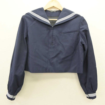 【中古】福岡県 筑紫女学園中学・高等学校/旧制服 女子制服 2点 (セーラー服・ジャンパースカート) sf066222