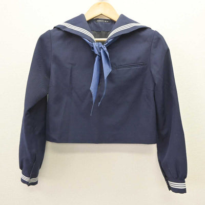 【中古】福岡県 修猷館高等学校 女子制服 4点 (セーラー服・ジャンパースカート・スカート) sf066225