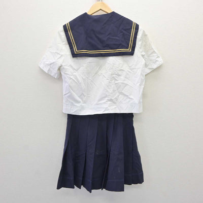 【中古】千葉県 鎌ヶ谷西高等学校 女子制服 2点 (セーラー服・スカート) sf066237