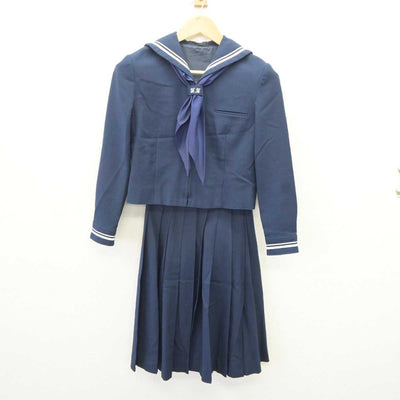 【中古】千葉県 昭和学院秀英中学校・高等学校 女子制服 3点 (セーラー服・スカート) sf066240