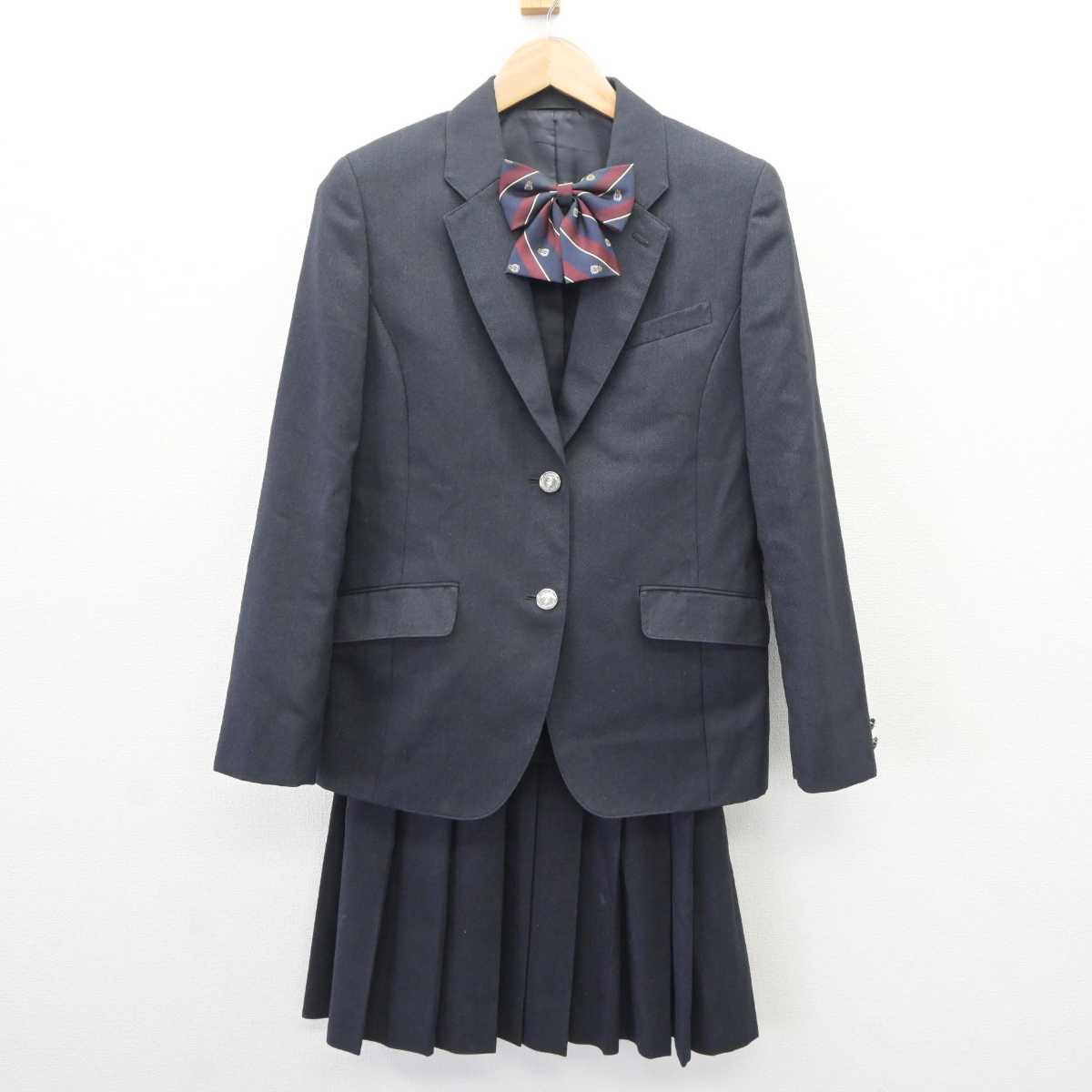 【中古】石川県 金沢北陵高等学校 女子制服 3点 (ブレザー・スカート) sf066247