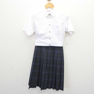 【中古】石川県 金沢北陵高等学校 女子制服 3点 (シャツ・スカート) sf066248