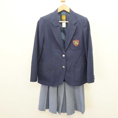 【中古】大阪府 歌島中学校 女子制服 2点 (ブレザー・スカート) sf066259