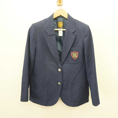 【中古】大阪府 歌島中学校 女子制服 2点 (ブレザー・スカート) sf066259