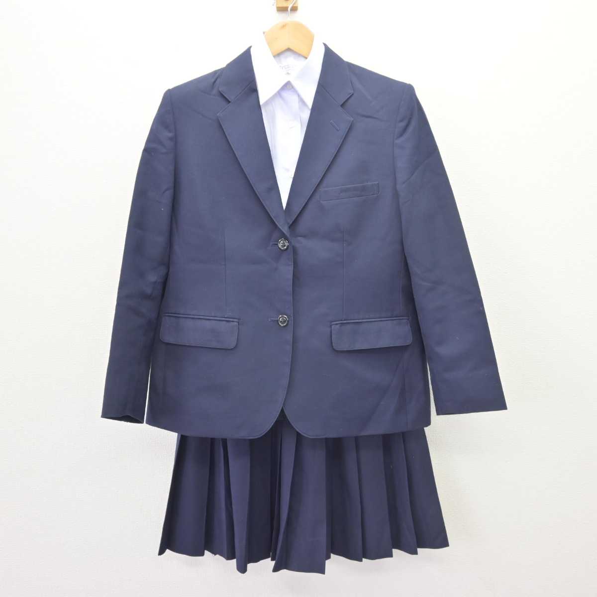 【中古】大阪府 都島工業高等学校 女子制服 3点 (ブレザー・シャツ・スカート) sf066273