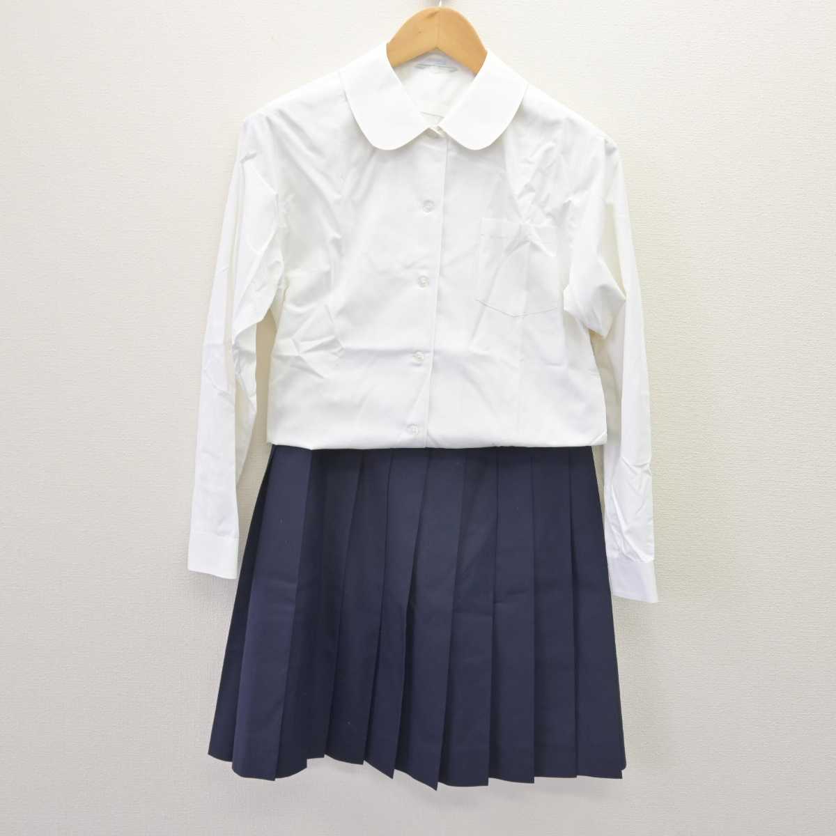 【中古】長野県 伊那西高等学校 女子制服 3点 (ブレザー・シャツ・スカート) sf066276