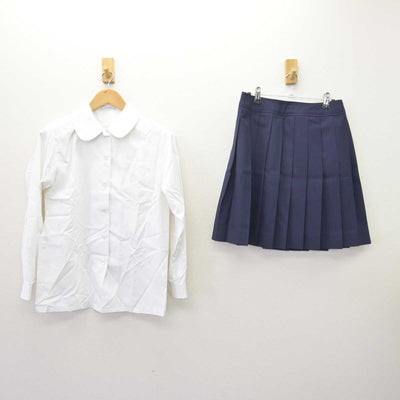 【中古】長野県 伊那西高等学校 女子制服 2点 (シャツ・スカート) sf066277