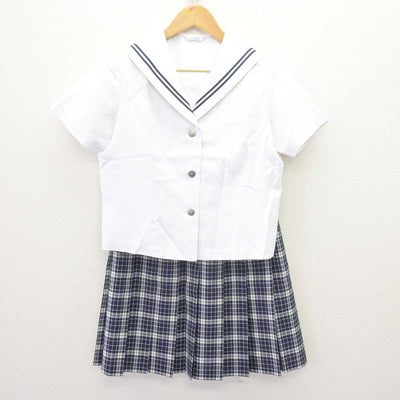 【中古】長野県 伊那西高等学校 女子制服 2点 (ブラウス・スカート) sf066278