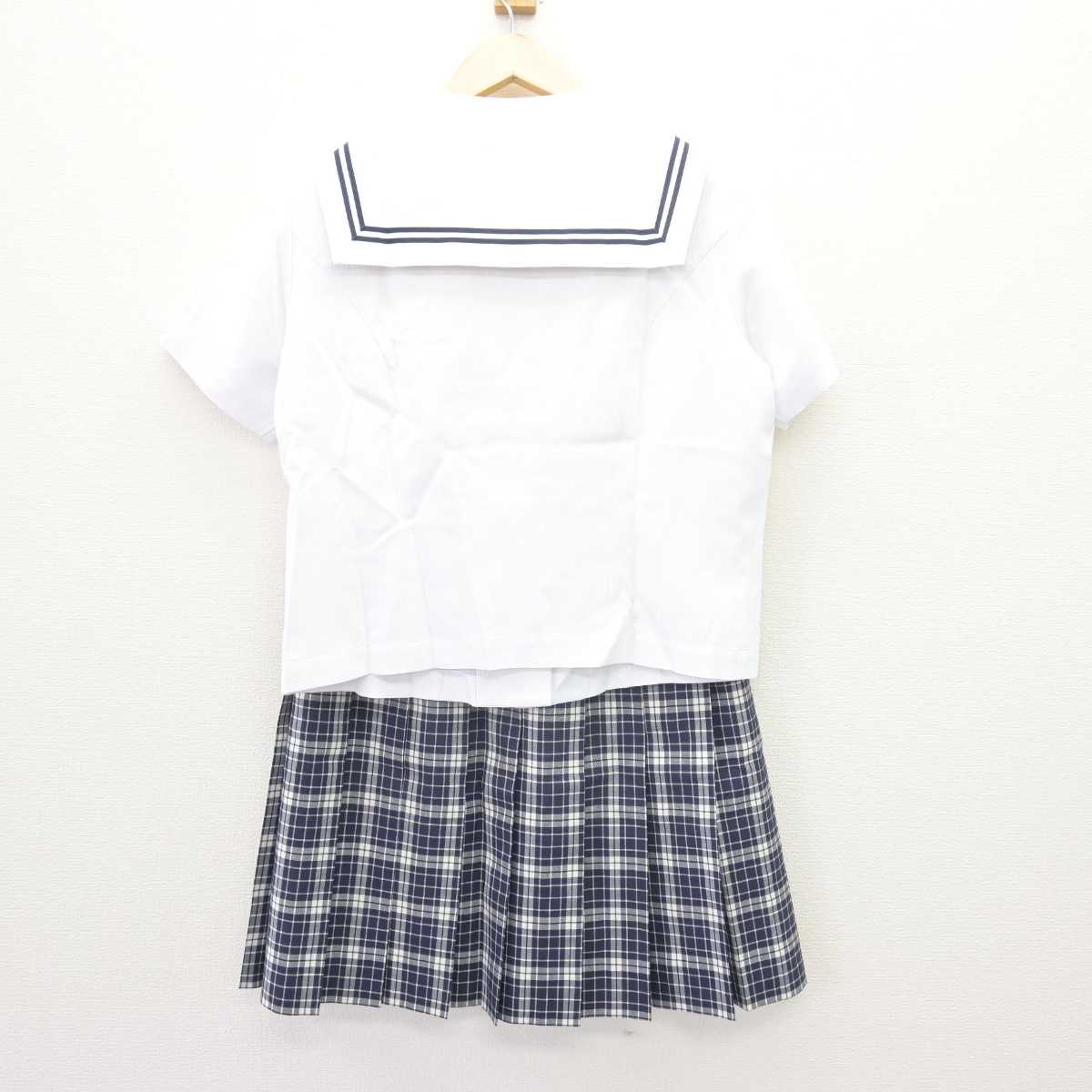 【中古】長野県 伊那西高等学校 女子制服 2点 (ブラウス・スカート) sf066278