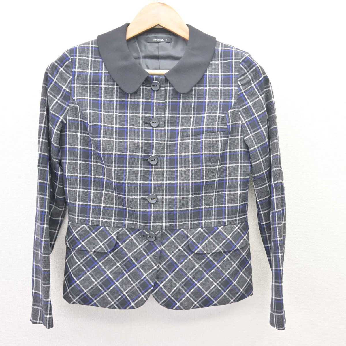 【中古】 事務服 女子制服 2点 (ジャケット・スカート) sf066281