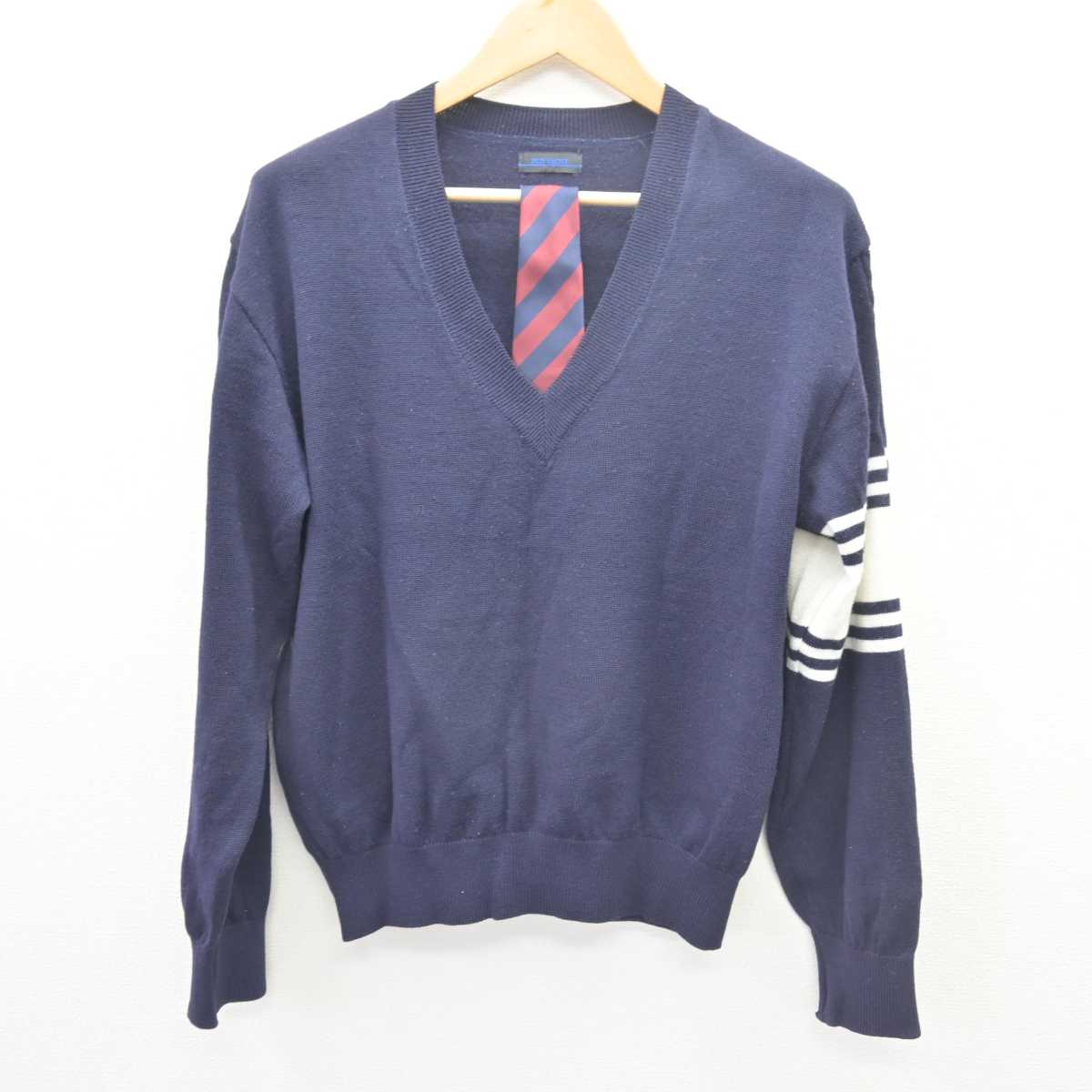 【中古】埼玉県 越谷南高等学校 女子制服 2点 (ニット) sf066288