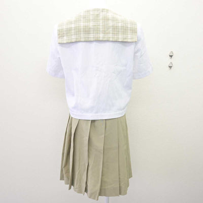 【中古】埼玉県 越谷南高等学校 女子制服 3点 (セーラー服・スカート) sf066289