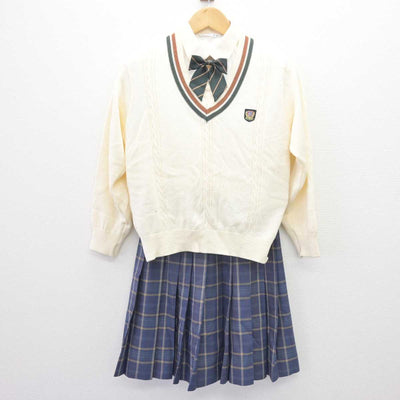 【中古】宮崎県 宮崎日本大学高等学校/旧制服 女子制服 5点 (ブレザー・ニット・シャツ・スカート) sf066294