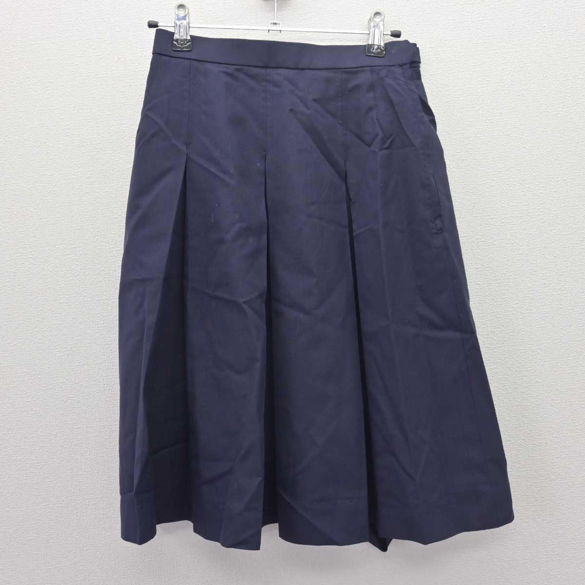 【中古】奈良県 京西中学校 女子制服 2点 (シャツ・スカート) sf066302