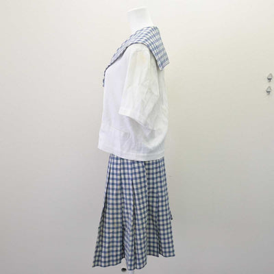 【中古】宮城県 聖和学園高等学校 女子制服 2点 (セーラー服・スカート) sf066323