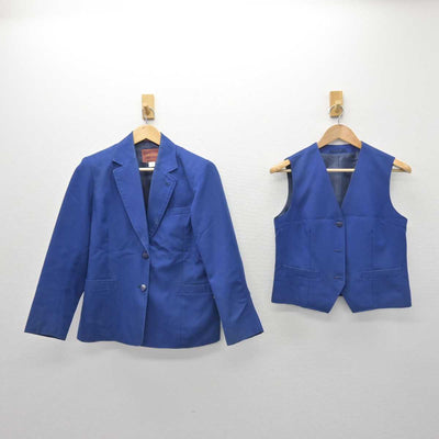 【中古】千葉県 習志野市立第七中学校 女子制服 2点 (ブレザー・ベスト) sf066333