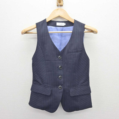 【中古】 事務服 女子制服 4点 (ベスト・シャツ・スカート) sf066336