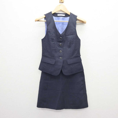 【中古】 事務服 女子制服 3点 (ジャケット・ベスト・スカート) sf066337