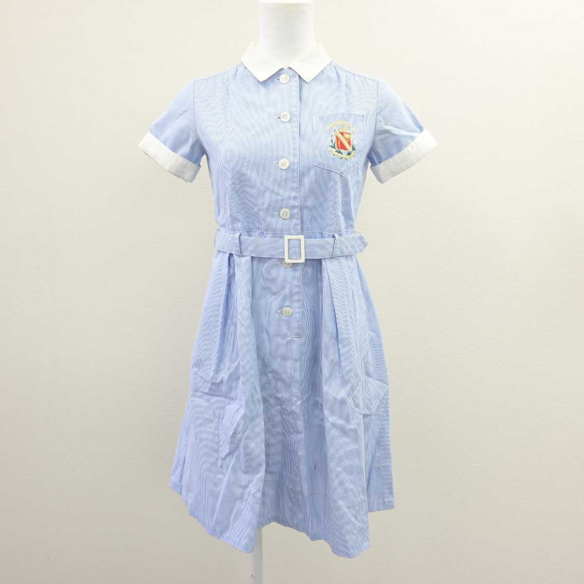 【中古】神奈川県 横浜雙葉小学校 女子制服 2点 (ワンピース) sf066338