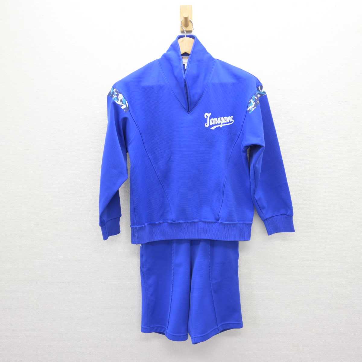 【中古】福島県 玉川中学校 女子制服 3点 (ジャージ 上・体操服 上・体操服 下) sf066344