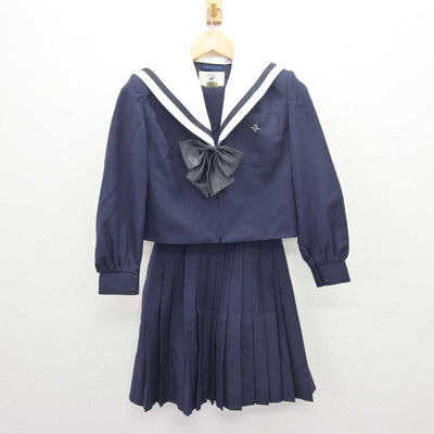 【中古】愛知県 名古屋西高等学校 女子制服 4点 (セーラー服・スカート) sf066345