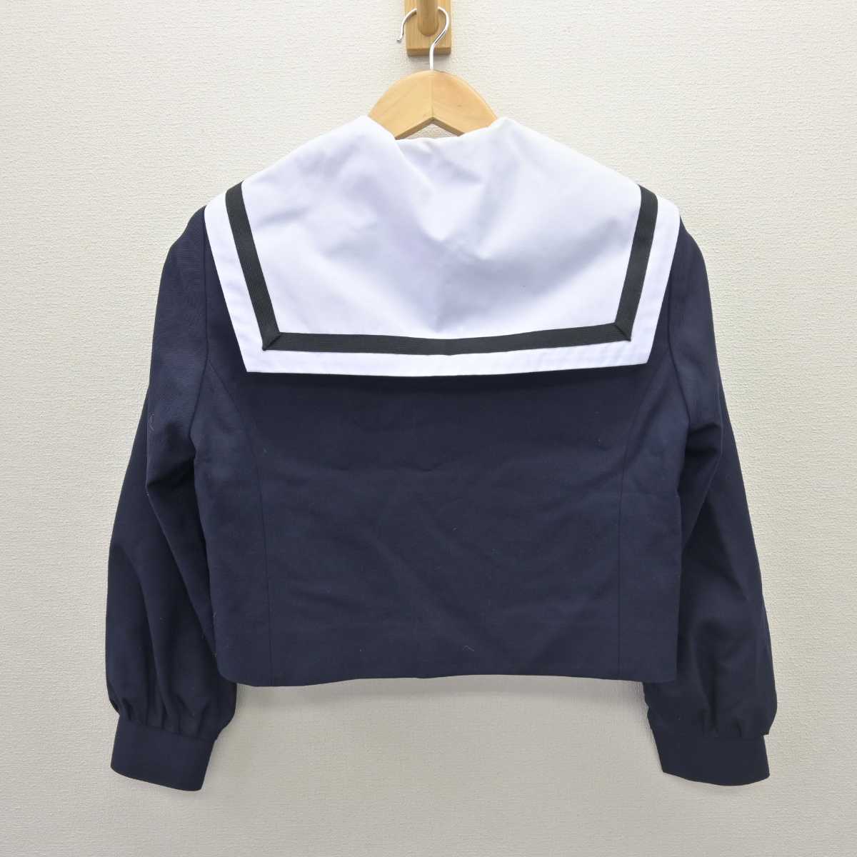 【中古】愛知県 名古屋西高等学校 女子制服 4点 (セーラー服・スカート) sf066345