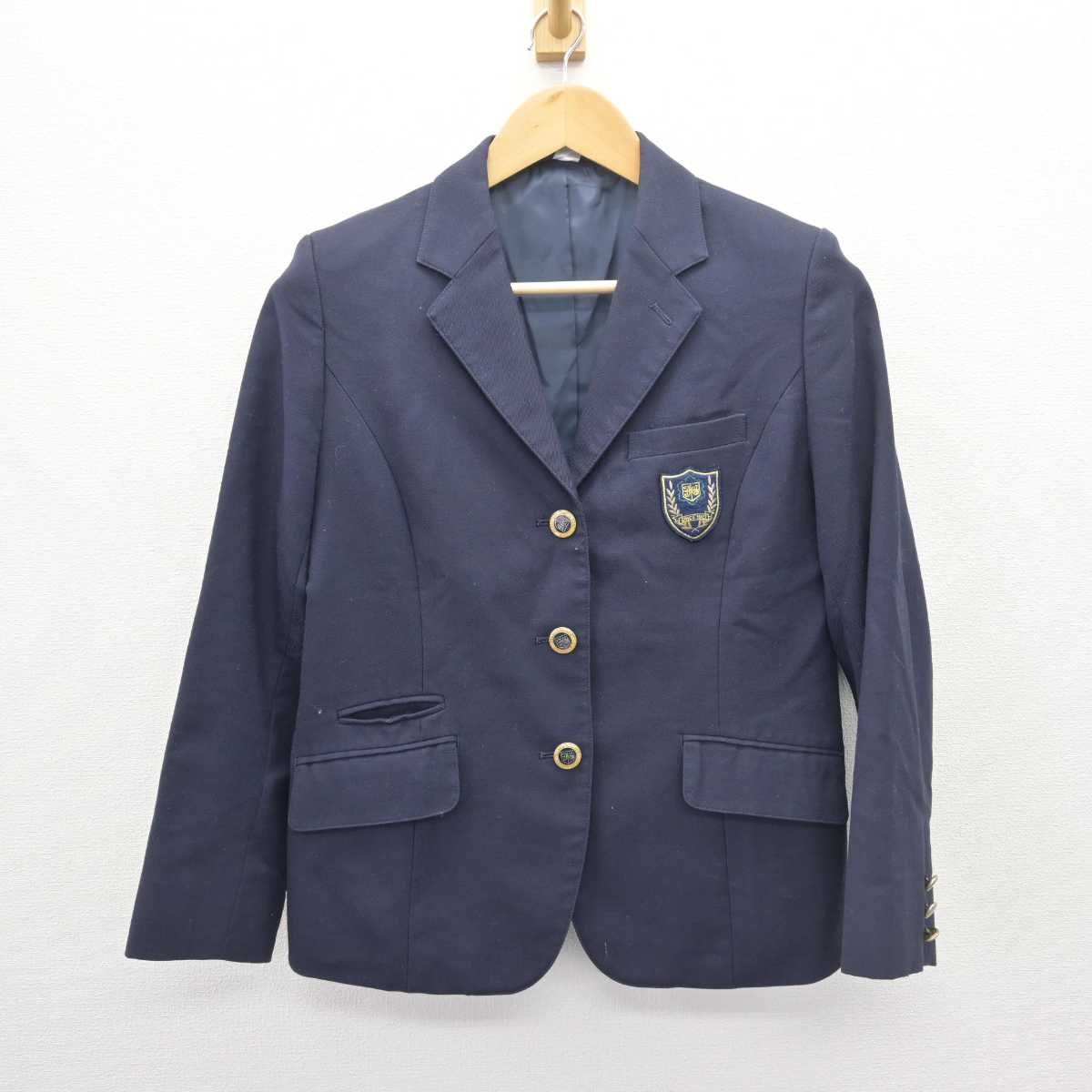 【中古】東京都 実践学園高等学校 女子制服 2点 (ブレザー・スカート) sf066350