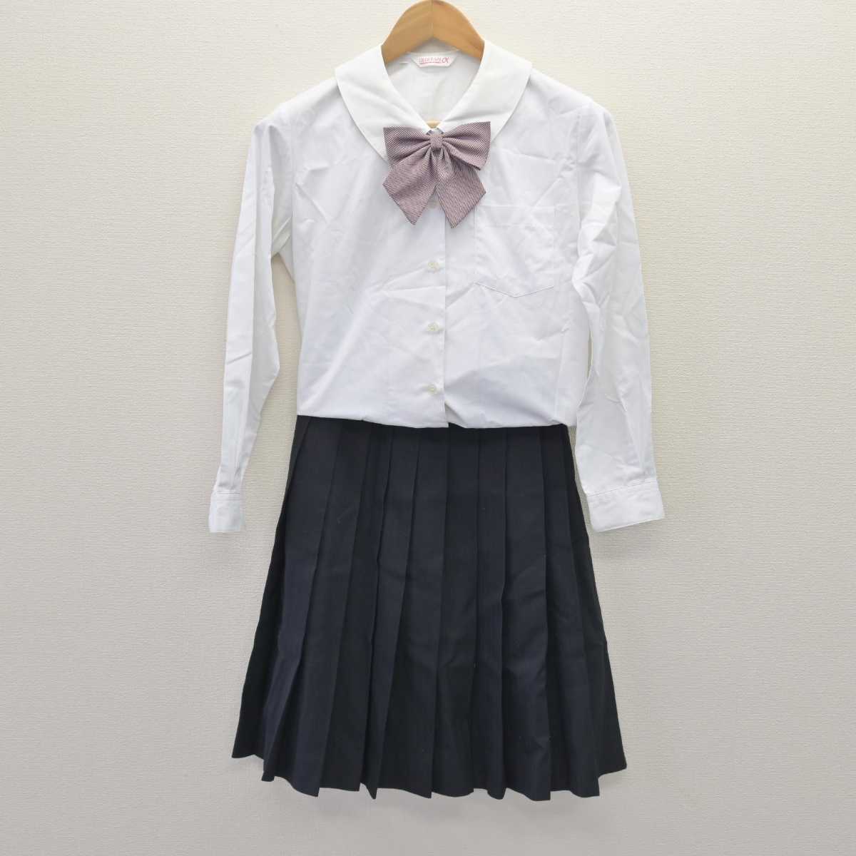 【中古】香川県 大手前高松高等学校 女子制服 4点 (ブレザー・シャツ・スカート) sf066361