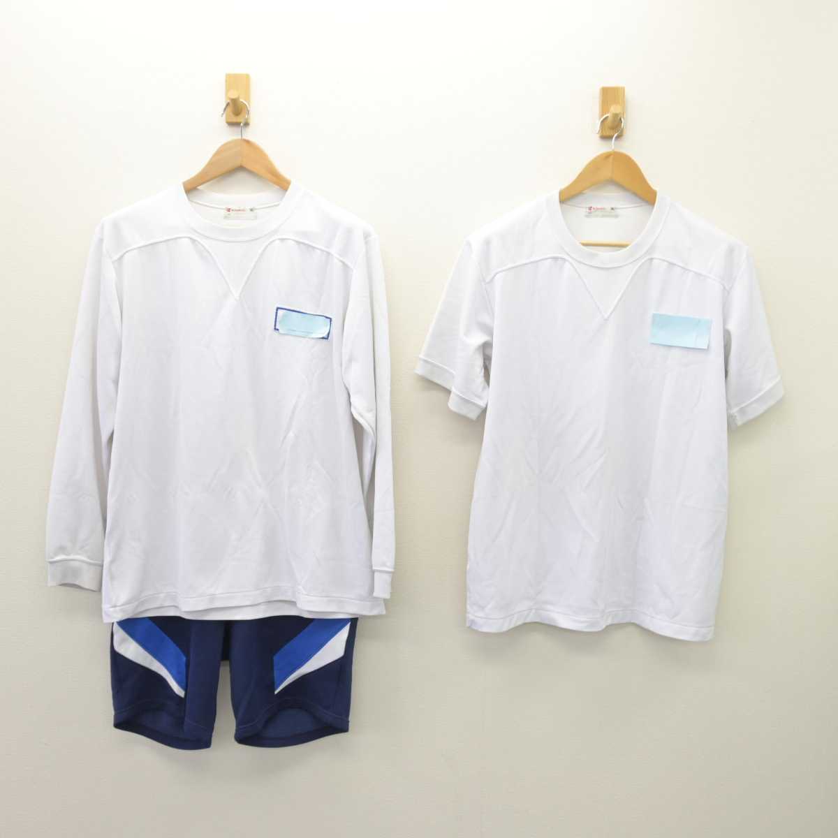 【中古】岐阜県 稲羽中学校 女子制服 3点 (体操服 上・体操服 上・体操服 下) sf066368