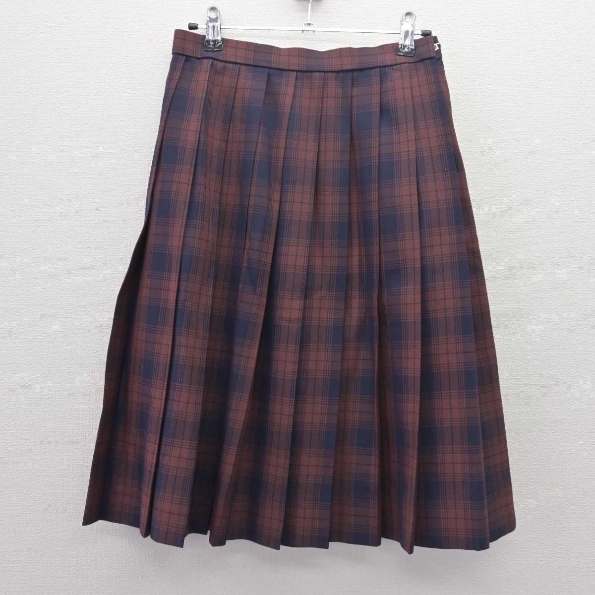 【中古】静岡県 小笠高等学校/旧モデル 女子制服 5点 (ブレザー・ニット・スカート) sf066370