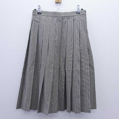 【中古】静岡県 小笠高等学校/旧モデル 女子制服 2点 (ニットベスト・スカート) sf066371