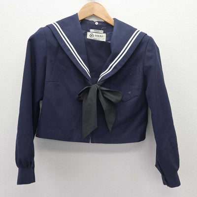 【中古】愛知県 御田中学校 女子制服 3点 (セーラー服・スカート) sf066372