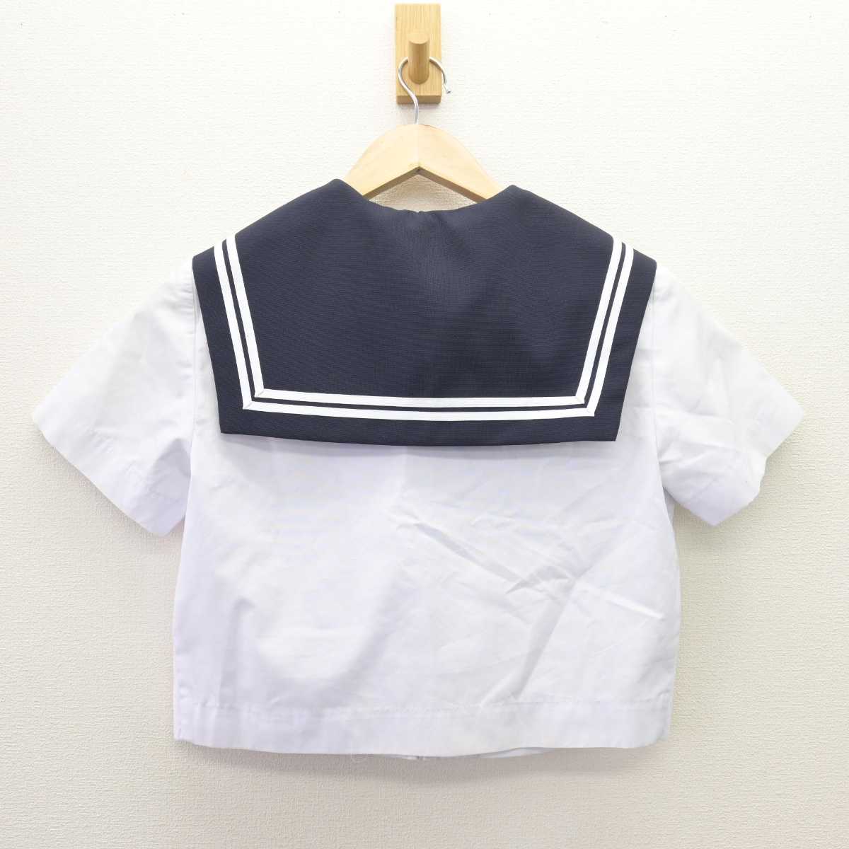 【中古】愛知県 御田中学校 女子制服 3点 (セーラー服・スカート) sf066374