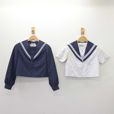 【中古】愛知県 御田中学校 女子制服 2点 (セーラー服・セーラー服) sf066375