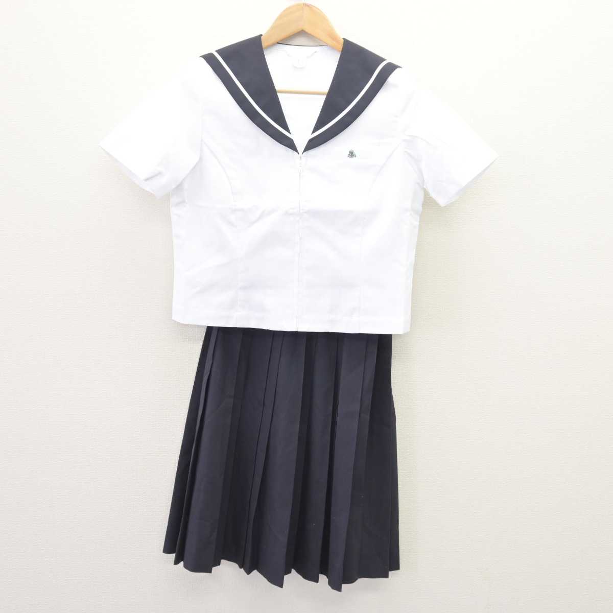 【中古】愛知県 惟信高等学校/旧モデル 女子制服 3点 (セーラー服・セーラー服・スカート) sf066383