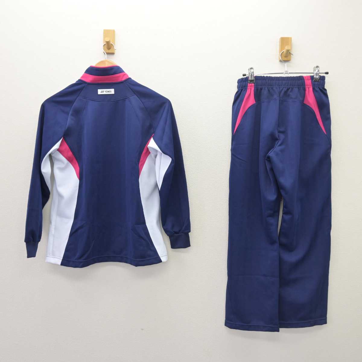 【中古】静岡県 不二聖心女子学院中学校 女子制服 2点 (ジャージ 上・ジャージ 下) sf066384