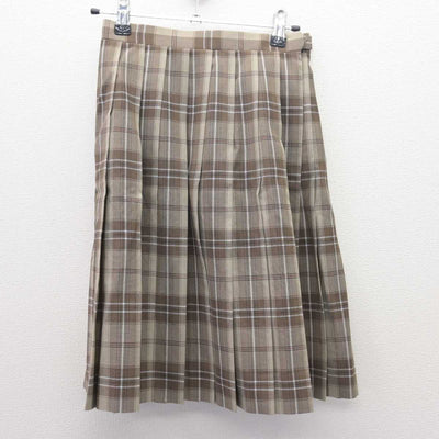 【中古】静岡県 不二聖心女子学院中学校 女子制服 3点 (ベスト・スカート) sf066386