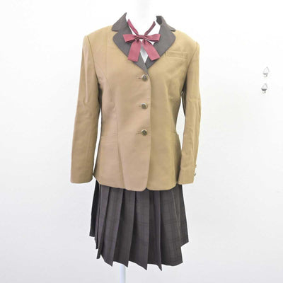 【中古】静岡県 不二聖心女子学院 女子制服 5点 (ブレザー・ベスト・スカート) sf066390