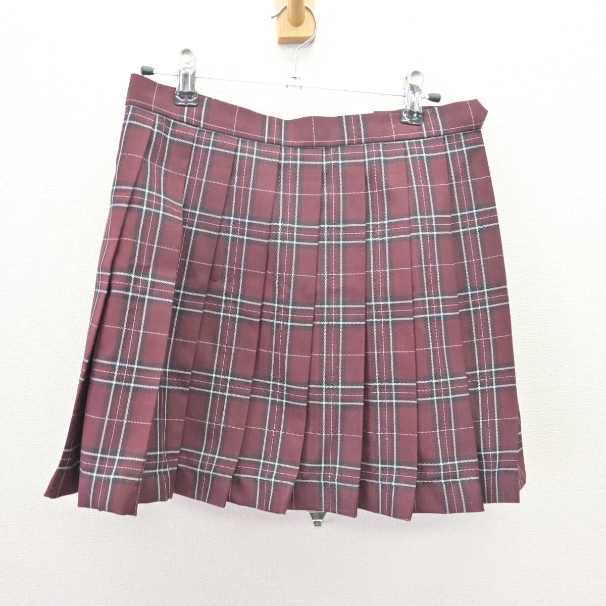 【中古】埼玉県 細田学園中学校・高等学校/旧モデル 女子制服 3点 (ニット・スカート) sf066397