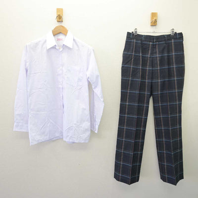 【中古】神奈川県 生麦中学校 女子制服 2点 (シャツ・ズボン) sf066400