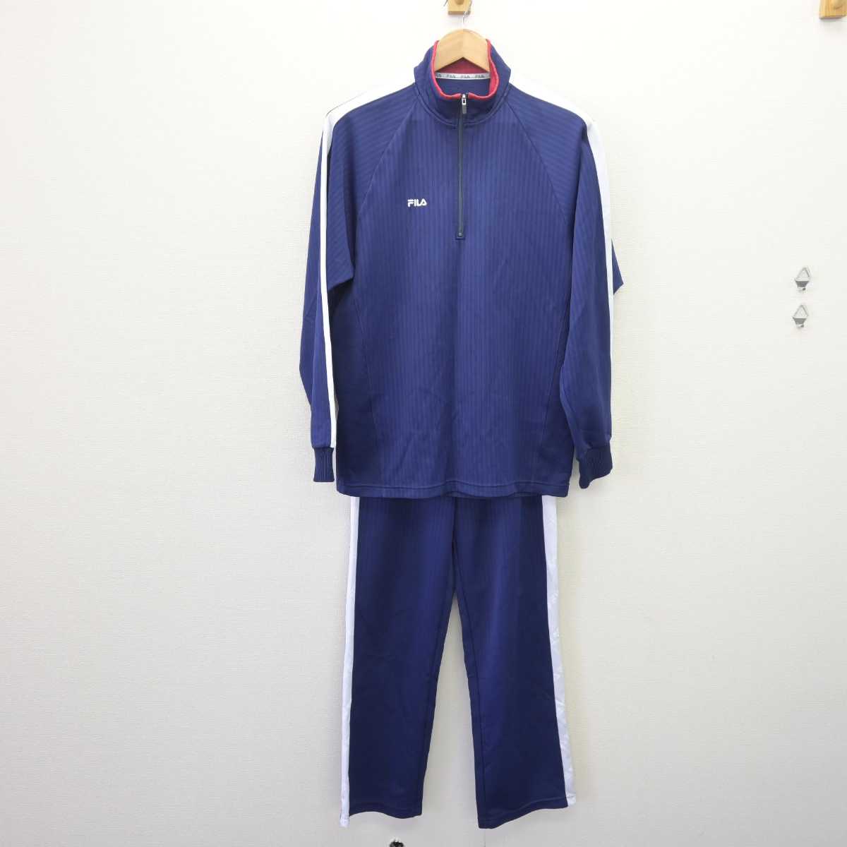 【中古】神奈川県 生麦中学校 女子制服 2点 (ジャージ 上・ジャージ 下) sf066403