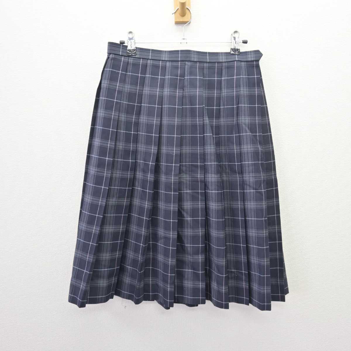 【中古】愛知県 菊華高等学校 女子制服 3点 (ブレザー・ニット・スカート) sf066404