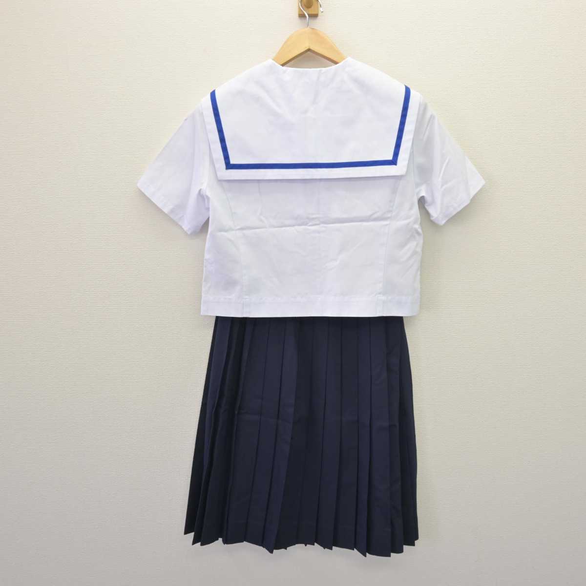 【中古】愛知県 尾張旭市立西中学校 女子制服 3点 (セーラー服・スカート) sf066407