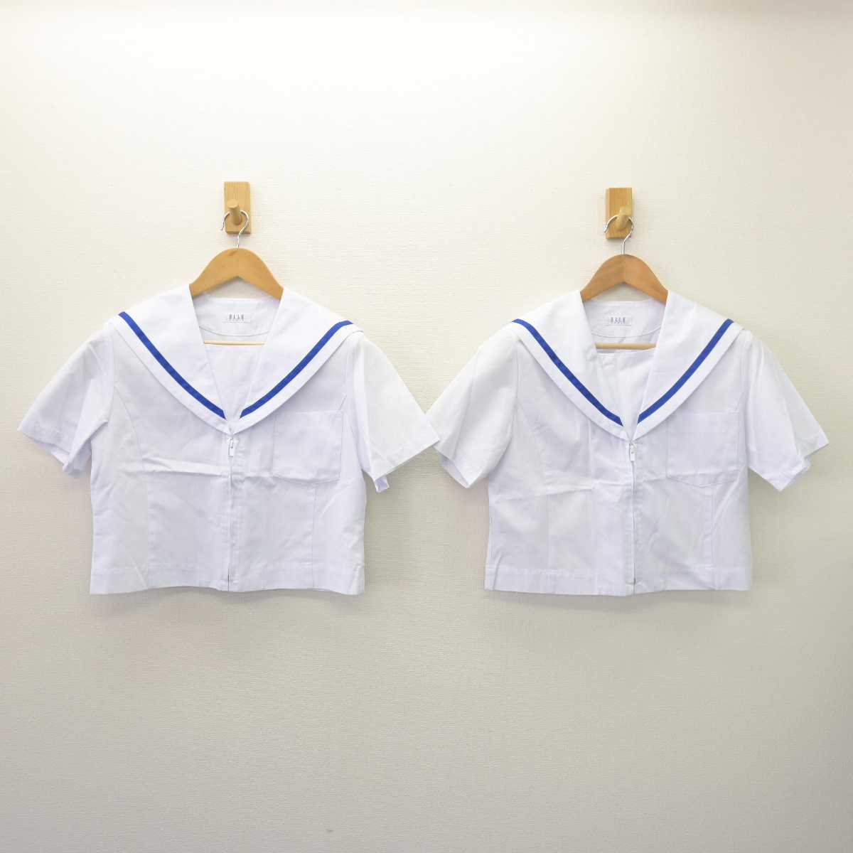 【中古】愛知県 尾張旭市立西中学校 女子制服 3点 (セーラー服・スカート) sf066407