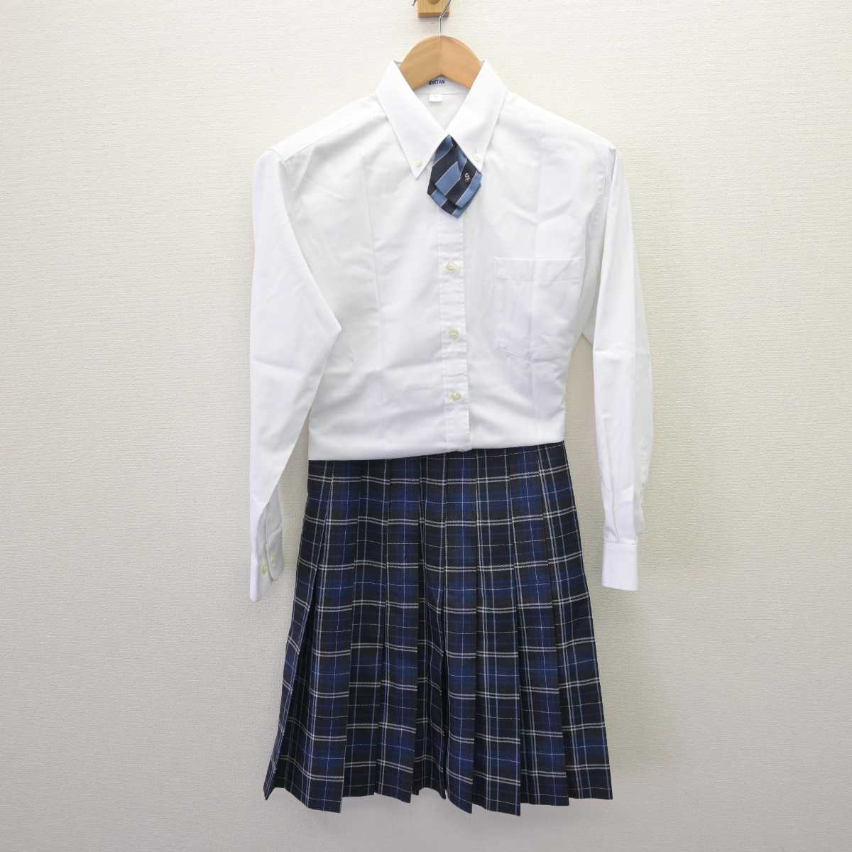 【中古】東京都 白梅学園高等学校/旧モデル 女子制服 4点 (ブレザー・シャツ・スカート) sf066410