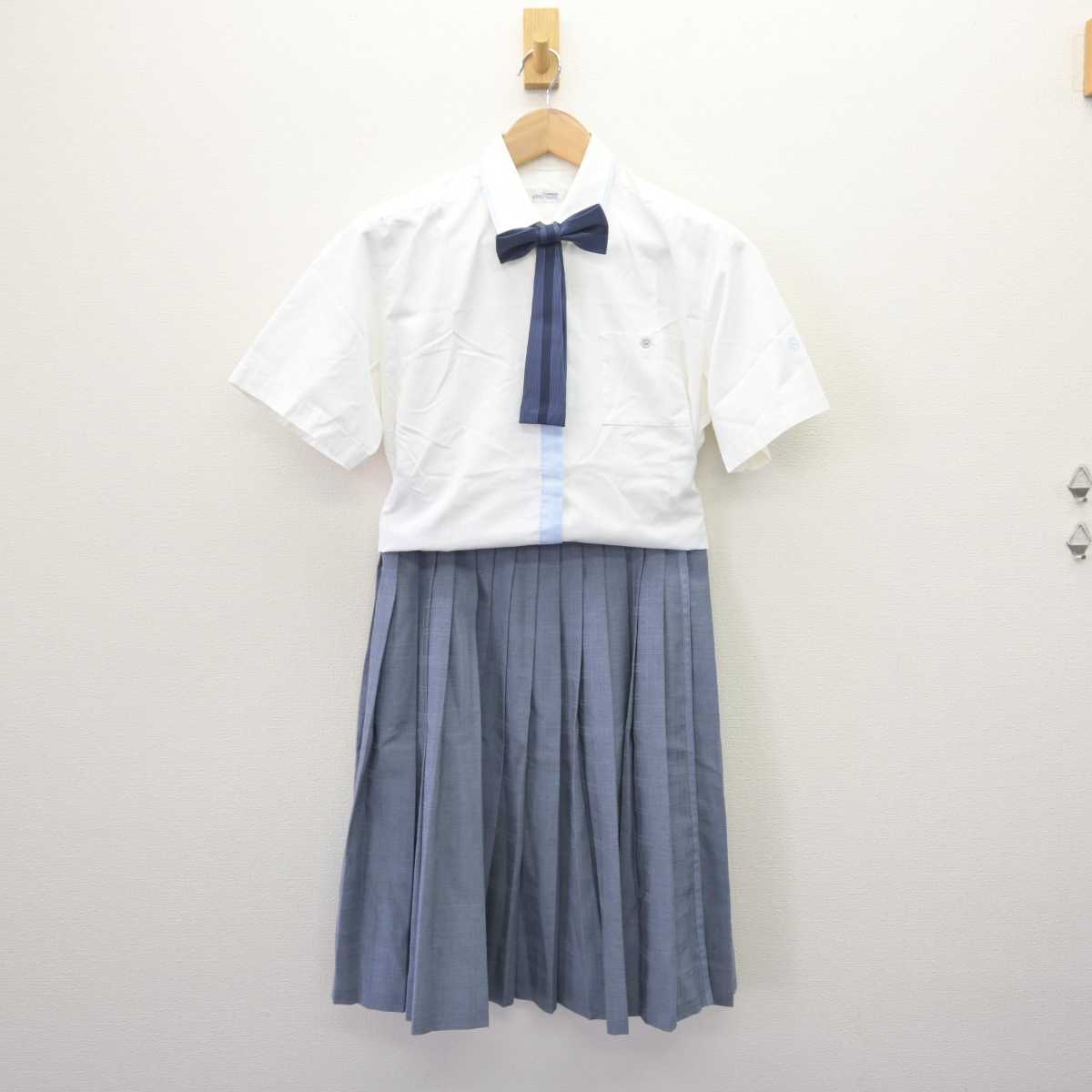 【中古】千葉県 八千代松陰高等学校 女子制服 3点 (シャツ・スカート) sf066429