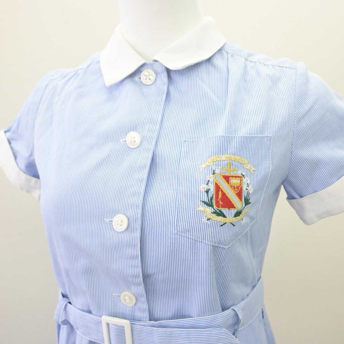 【中古】神奈川県 横浜雙葉小学校 女子制服 2点 (ワンピース) sf066430